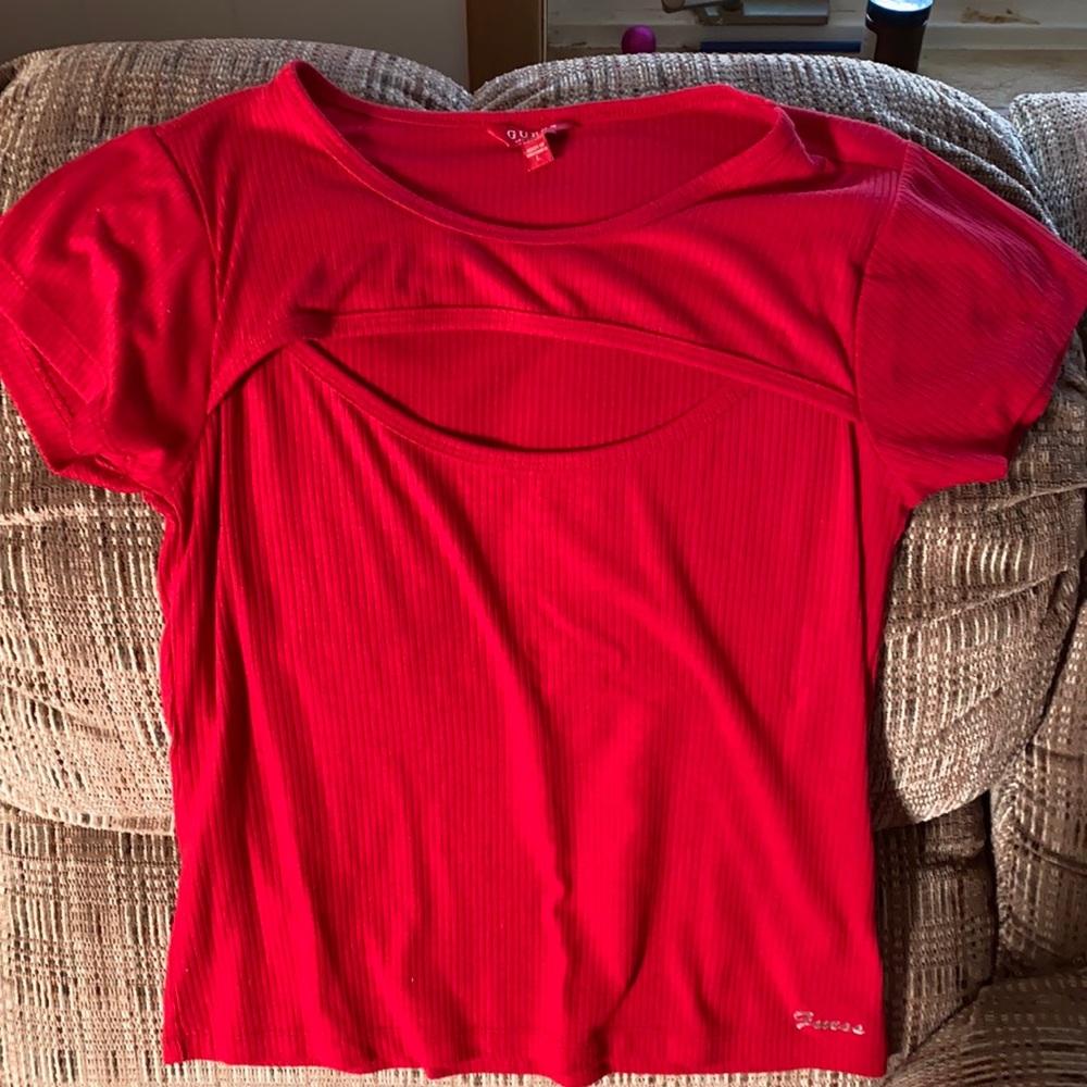 GUESS keyhole top